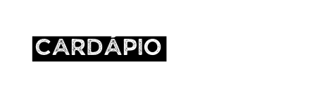 cardápio